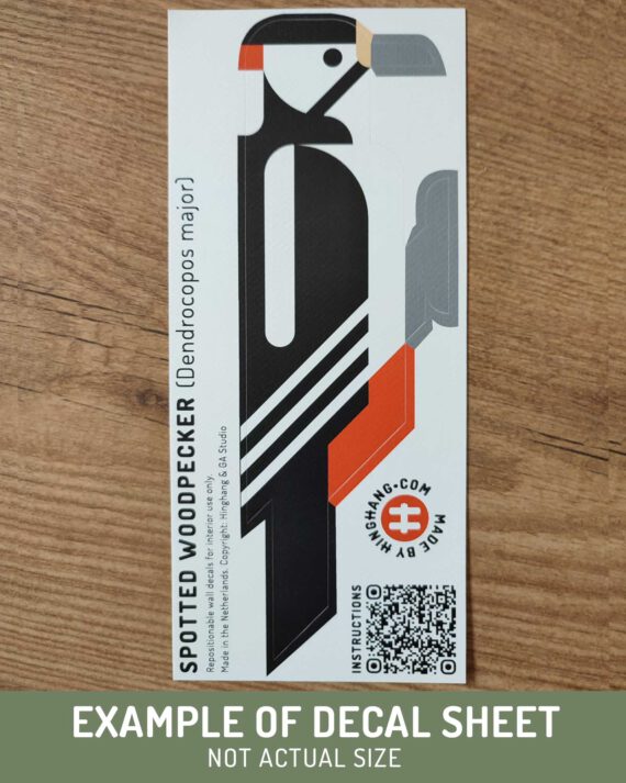 hinghang decal woodpecker