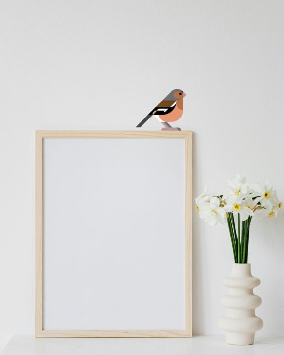 finch wall decal repositional