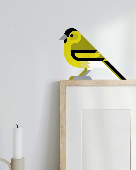 siskin easy peel wall decal