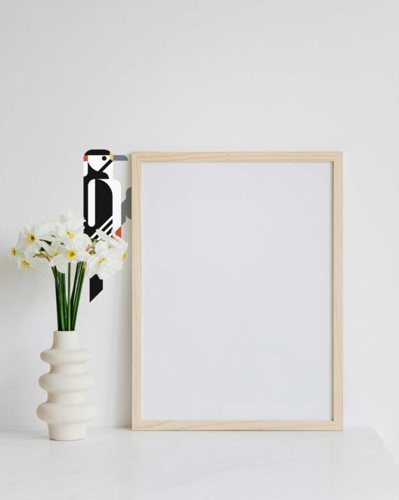 woodpecker wall decal